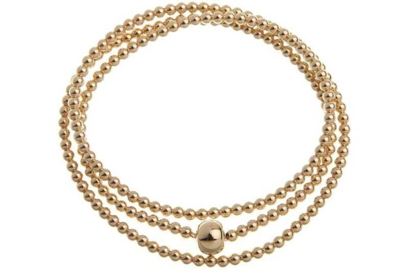 Silberkettenstore Silberarmband Elastic Elements Armband 3fach - 925 Silber, vergoldet Silberkettenstore Silberarmband Elastic Elements Armband 3fach - 925 Silber, vergoldet von Silberkettenstore