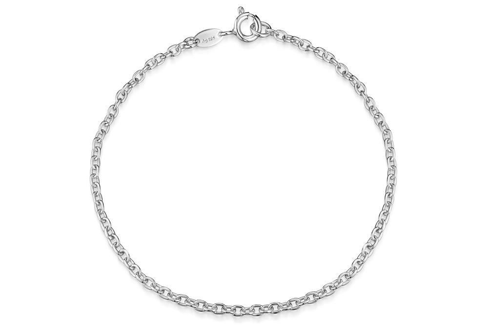 Silberkettenstore Silberarmband Erbskette Armband 2,2mm - 925 Silber, Länge wählbar von 16cm-25cm Silberkettenstore Silberarmband Erbskette Armband 2,2mm - 925 Silber, Länge wählbar von 16cm-25cm von Silberkettenstore