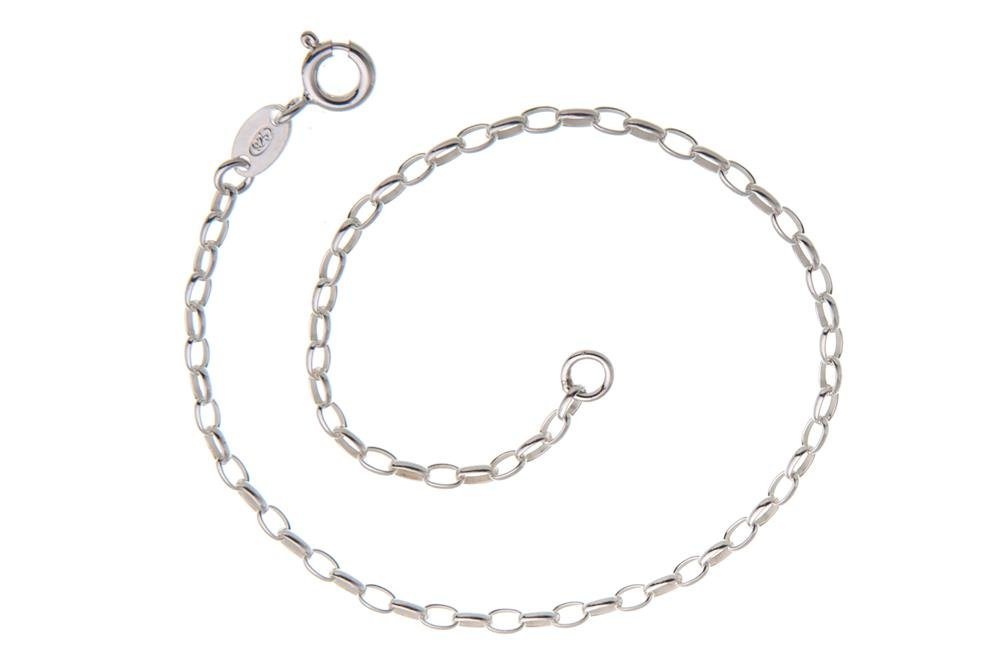 Silberkettenstore Silberarmband Erbskette Armband 2,3mm - 925 Silber, Länge wählbar von 16-25cm von Silberkettenstore