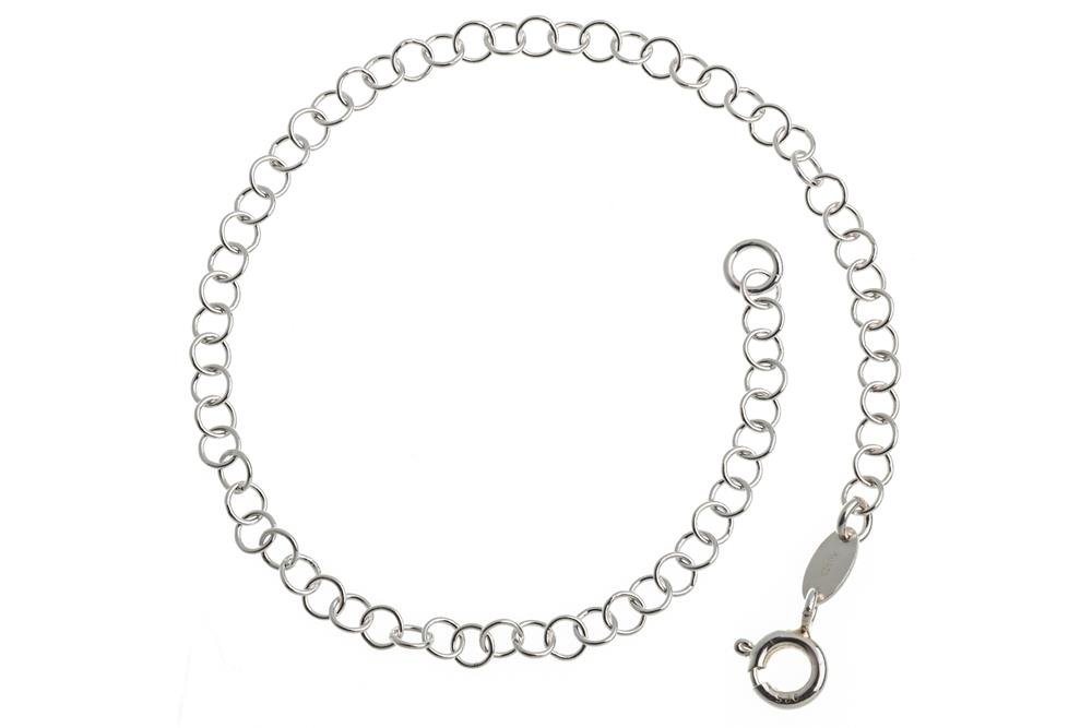 Silberkettenstore Silberarmband Erbskette Armband 3,5mm - 925 Silber, Länge wählbar von 16-25cm von Silberkettenstore