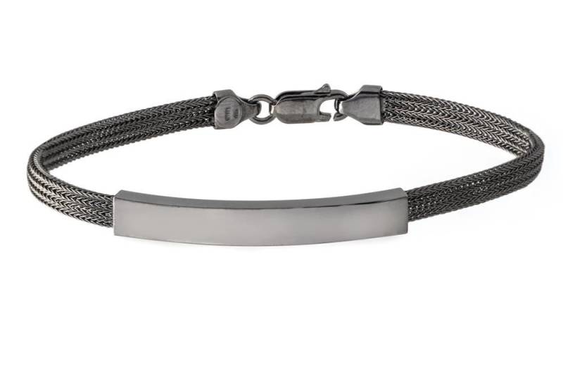 Silberkettenstore Silberarmband Fashion Armband - 925 Silber, Ruthenium RUT186, Länge wählbar von Silberkettenstore