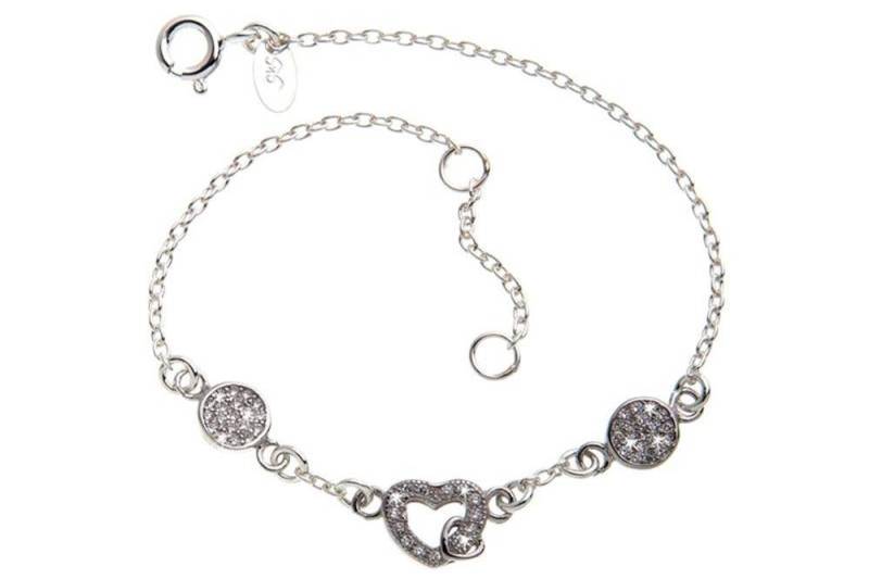Silberkettenstore Silberarmband Fashion Line Armband Amore 1 - 925 Silber, Länge wählbar von 18-23cm von Silberkettenstore