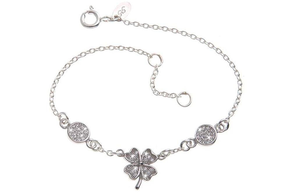 Silberkettenstore Silberarmband Fashion Line Armband Felicita 1 - 925 Silber, Länge wählbar Silberkettenstore Silberarmband Fashion Line Armband Felicita 1 - 925 Silber, Länge wählbar von Silberkettenstore