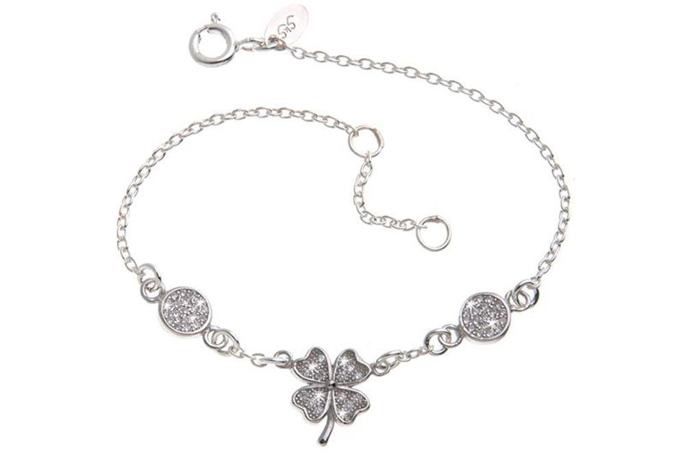 Silberkettenstore Silberarmband Fashion Line Armband Felicita 1 - 925 Silber, Länge wählbar von Silberkettenstore