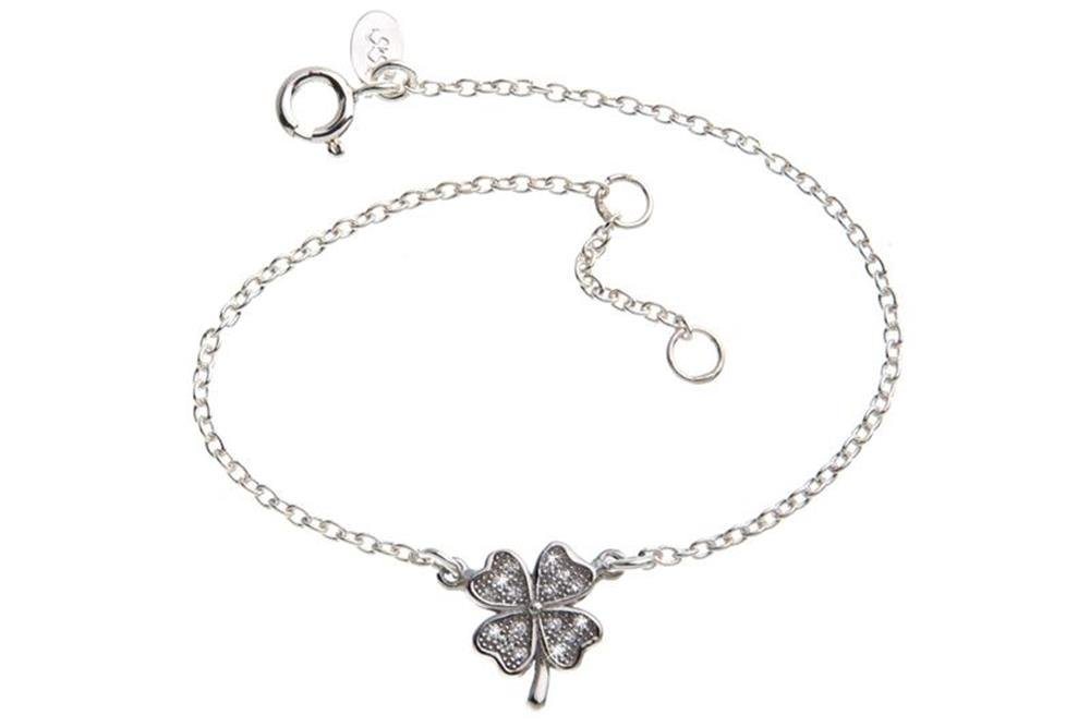 Silberkettenstore Silberarmband Fashion Line Armband Felicita - 925 Silber, Länge wählbar von Silberkettenstore