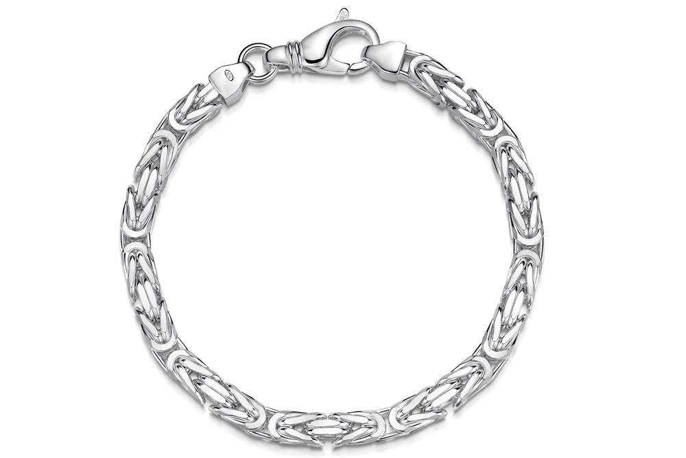 Silberkettenstore Silberarmband Königskette Armband 6mm - 925 Silber von Silberkettenstore