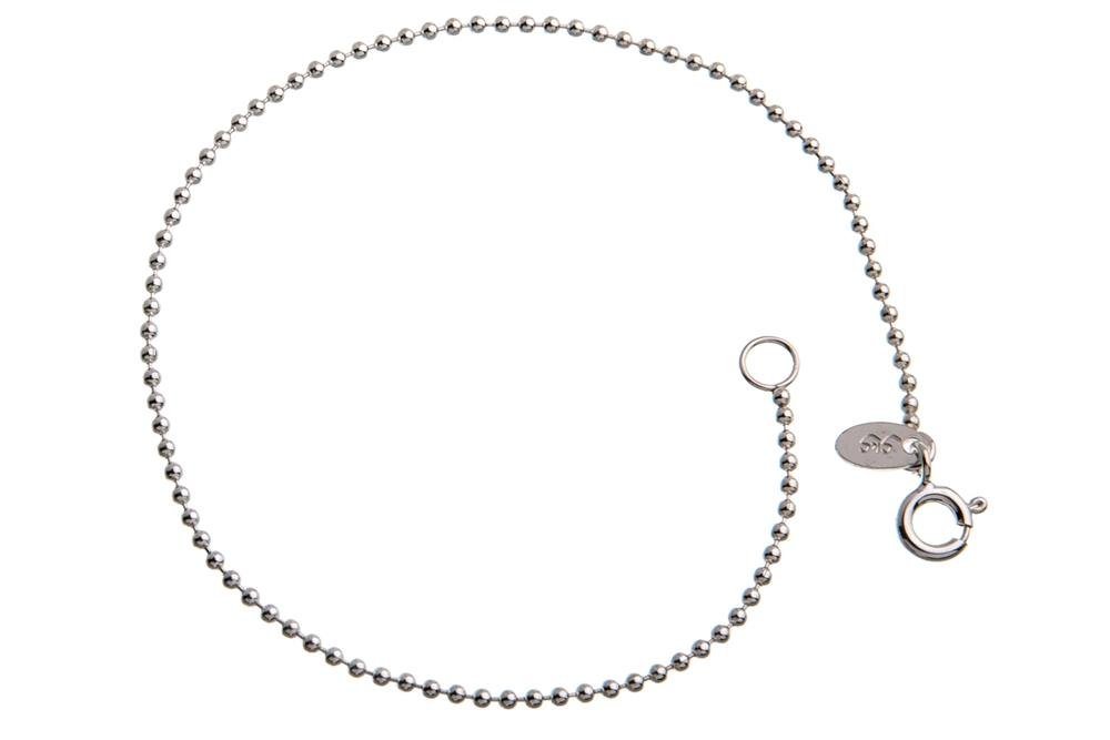 Silberkettenstore Silberarmband Kugelkette Armband 1,5mm - echt 925 Silber, Länge wählbar von 16-25cm von Silberkettenstore
