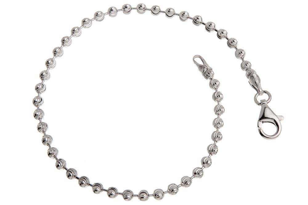 Silberkettenstore Silberarmband Kugelkette Armband geschliffen 3mm - 925 Silber, Länge wählbar Silberkettenstore Silberarmband Kugelkette Armband geschliffen 3mm - 925 Silber, Länge wählbar von Silberkettenstore