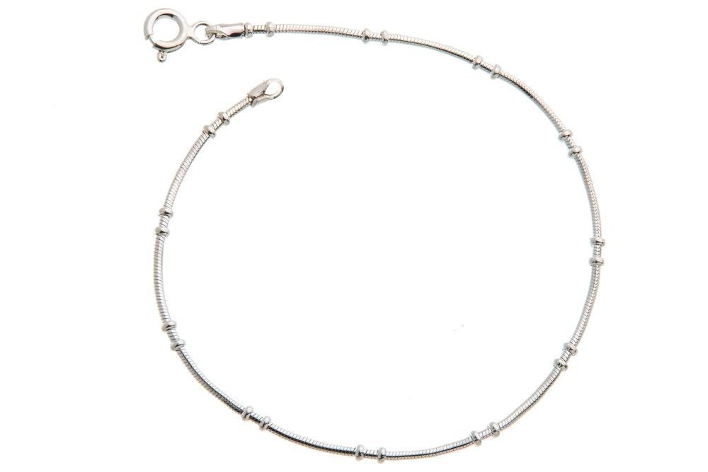 Silberkettenstore Silberarmband Schlangenkette Armband 1,3mm mit Kugeln - 925 Silber, Länge wählbar Silberkettenstore Silberarmband Schlangenkette Armband 1,3mm mit Kugeln - 925 Silber, Länge wählbar von Silberkettenstore