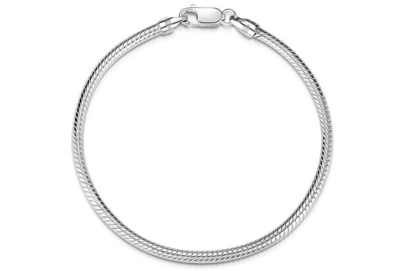 Silberkettenstore Silberarmband Schlangenkette Armband 3mm - 925 Silber, Länge wählbar von 16-25cm von Silberkettenstore