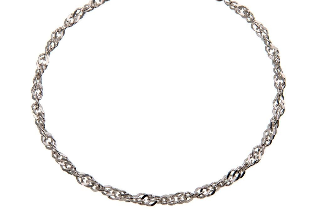 Silberkettenstore Silberarmband Singapurkette Armband 3mm - 925 Silber, Länge wählbar von 16-25cm von Silberkettenstore