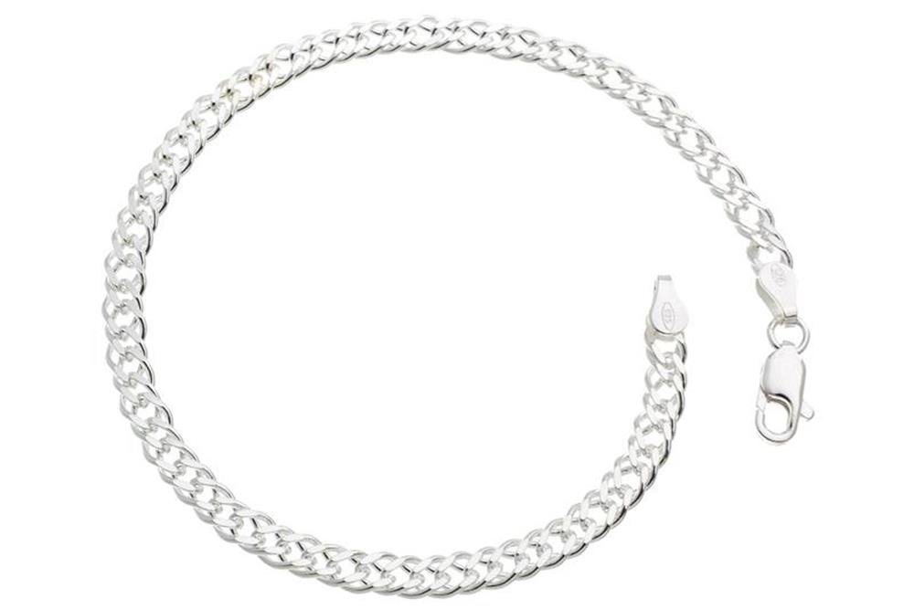 Silberkettenstore Silberarmband Zwillingspanzerkette Armband 4,5mm - 925 Silber von Silberkettenstore
