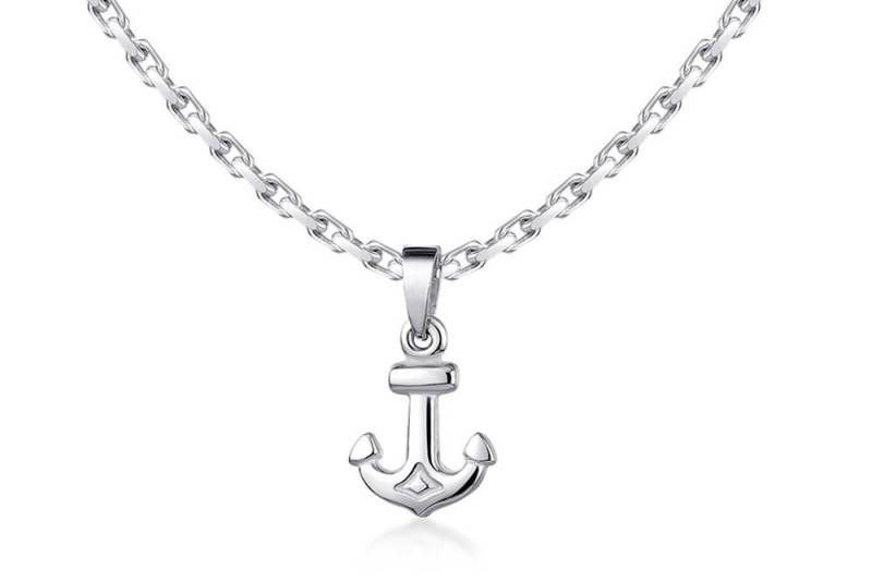 Silberkettenstore Silberkette Ankerkette 2,6mm mit Anker - 925 Silber, Länge wählbar von 38-70cm von Silberkettenstore
