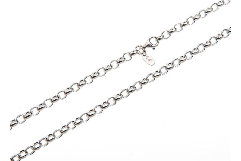 Silberkettenstore Silberkette Erbskette 4mm - 925 Silber, Länge wählbar von 40-120cm von Silberkettenstore