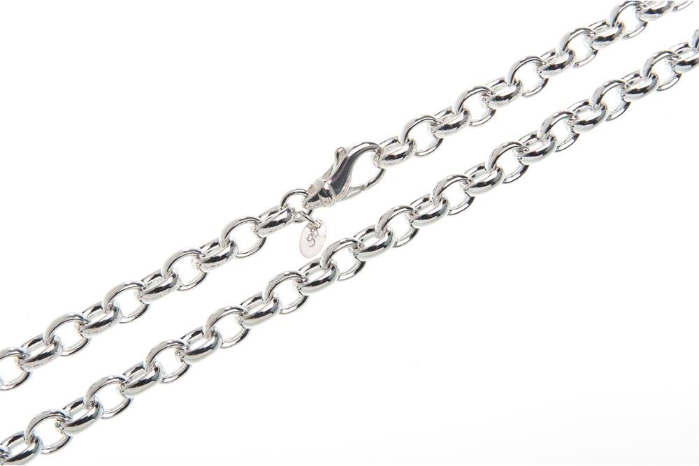 Silberkettenstore Silberkette Erbskette 7mm - 925 Silber, Länge wählbar von 40-100cm von Silberkettenstore