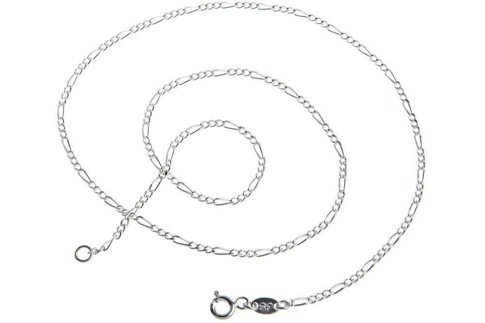 Silberkettenstore Silberkette Figarokette 2,2mm - 925 Silber, Länge wählbar von 38-120cm von Silberkettenstore