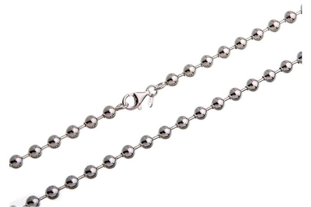Silberkettenstore Silberkette Kugelkette 6mm - echt 925 Silber, Länge wählbar von 40-100cm von Silberkettenstore