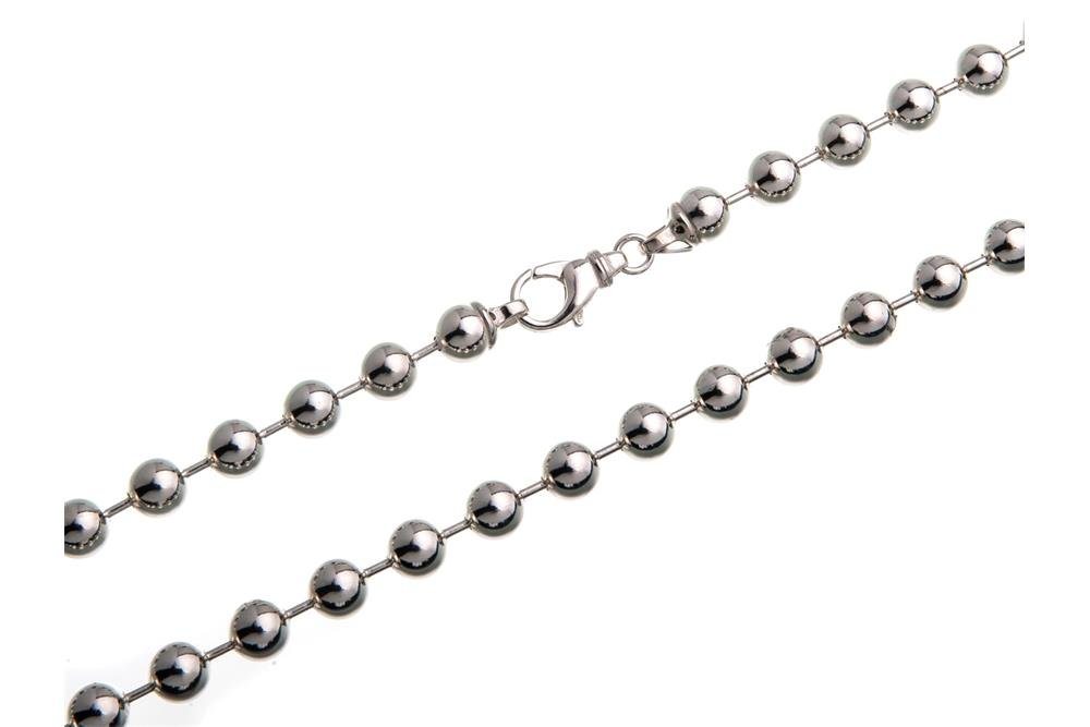 Silberkettenstore Silberkette Kugelkette 8mm - echt 925 Silber, Länge wählbar von 40-100cm von Silberkettenstore