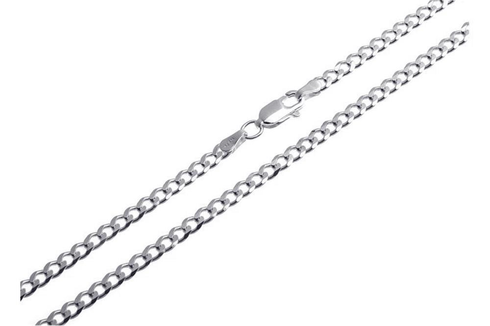 Silberkettenstore Silberkette Panzerkette 3mm - 925 Silber, Länge wählbar von 38-120cm Silberkettenstore Silberkette Panzerkette 3mm - 925 Silber, Länge wählbar von 38-120cm von Silberkettenstore