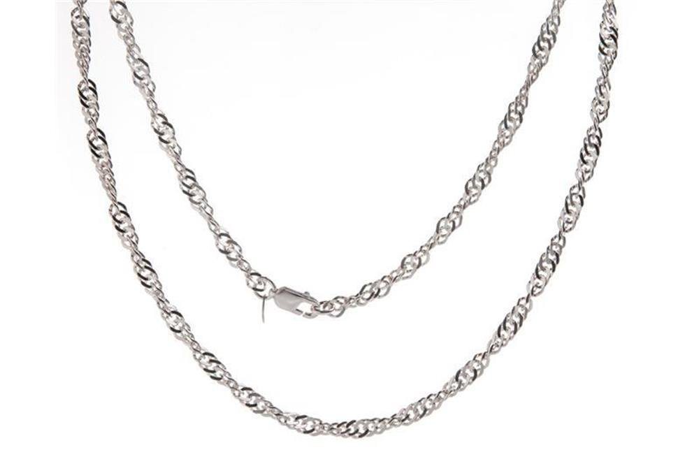 Silberkettenstore Silberkette Singapurkette 4,5mm - 925 Silber, Länge wählbar von 38-100cm von Silberkettenstore