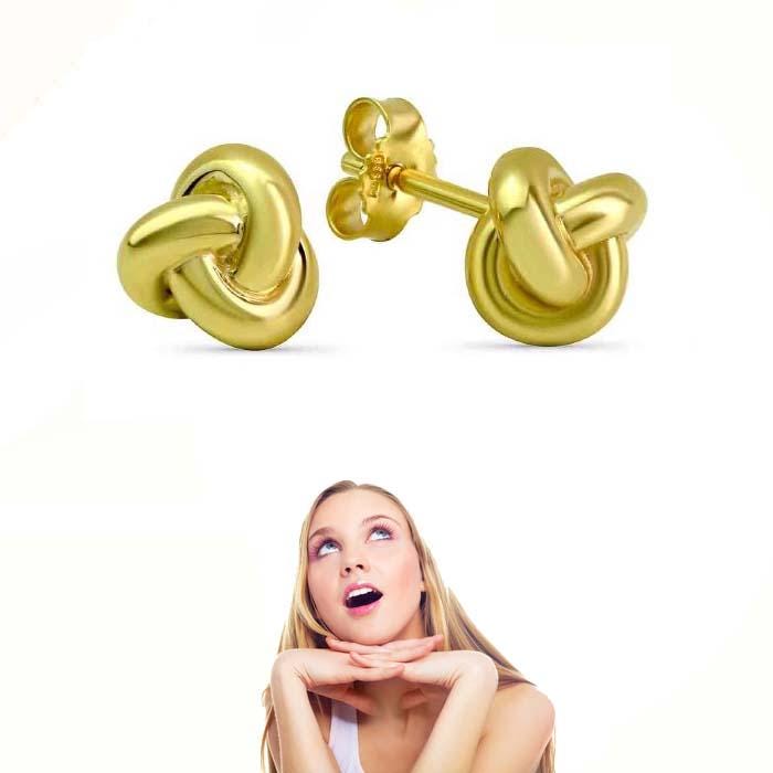 1 Paar Ohrstecker Knoten-Echt Gold333(8K, Ca. 3, 3 Gramm, Deutsche Herstellung 1 Paar Ohrstecker Knoten-Echt Gold333(8K, Ca. 3, 3 Gramm, Deutsche Herstellung von Silberpoint