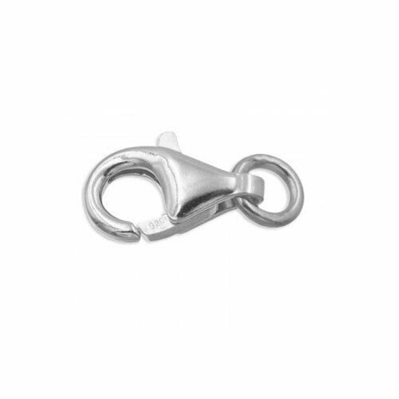 Karabiner Mit Ring-925Er Silber - Versch. Silberfarben - Made in Germany von Silberpoint