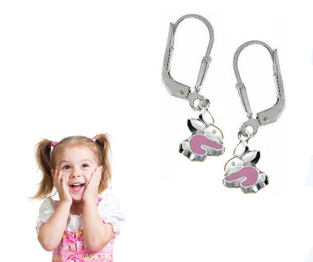 Kinder Ohrhänger, 925Er Sterling Silber, Verschidene Modelle von Silberpoint