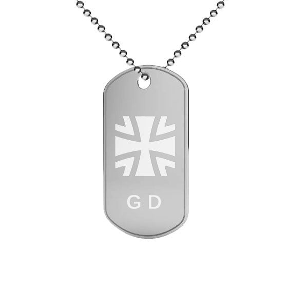 Personalisierbare Halskette Für Männer Aus Edelstahl, Rostfrei, Juwelier Qualität von Silberpoint