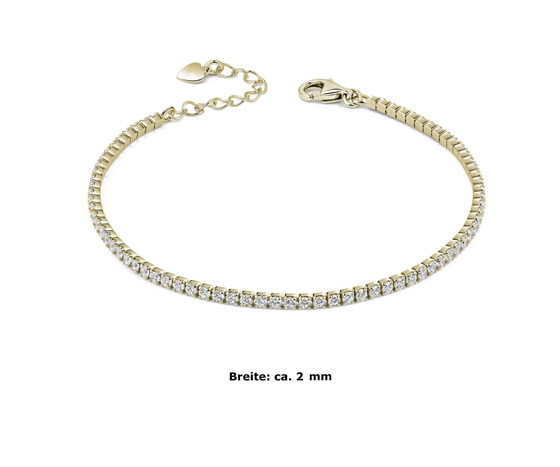 Tennisarmband Mit Zirkonia Steinen, 925Er Sterling Silber, Juwelier Qualität Tennisarmband Mit Zirkonia Steinen, 925Er Sterling Silber, Juwelier Qualität von Silberpoint