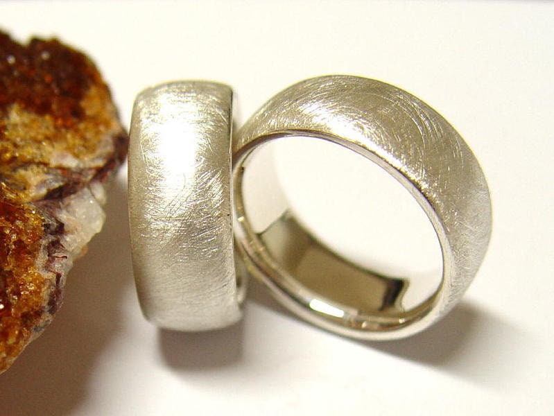 Eheringe in Silber Handgeschmiedet von SilberschmiedeDunder