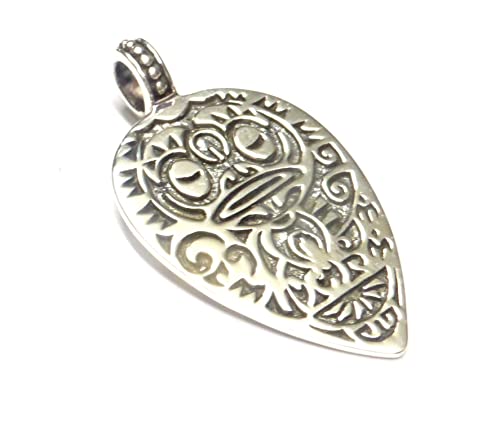 Anhänger Silber, Maori Schutzsymbol, aus Sterlingsilber gearbeitet, Schmuck Unisex von Silberschmuck - BG