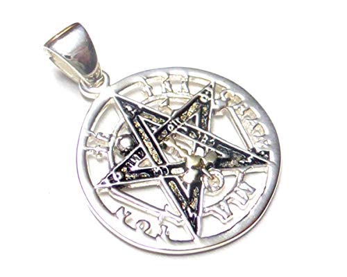 Anhänger Silber, Motivanhänger Pentagram, Sterlingsilber, Schutzsymbol, Unisex von Silberschmuck - BG