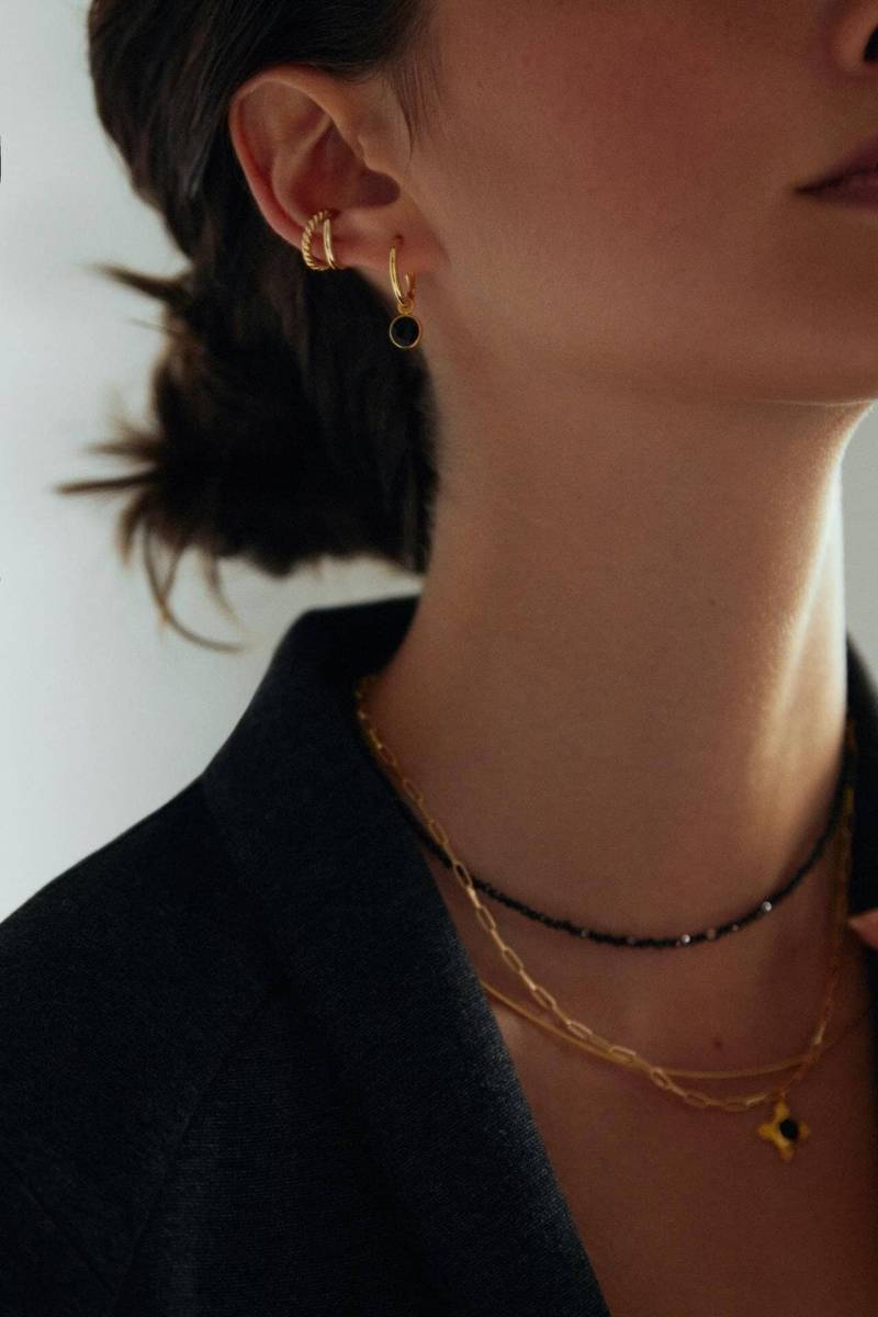 Twisted Urban Earcuff, , Fake Conch, Zierliche Ohrmanschette von Silberx