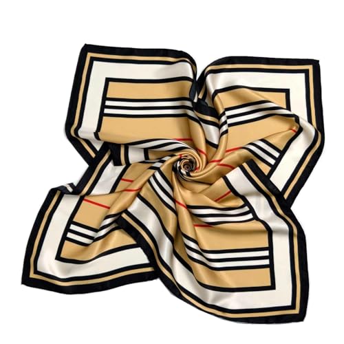 Silk Symphony BY KATHARINA 100% Natürliche Maulbeerseide Premium Seidentuch 90x90cm Quadratisch Weich Seidenschal für Damen von Silk Symphony BY KATHARINA