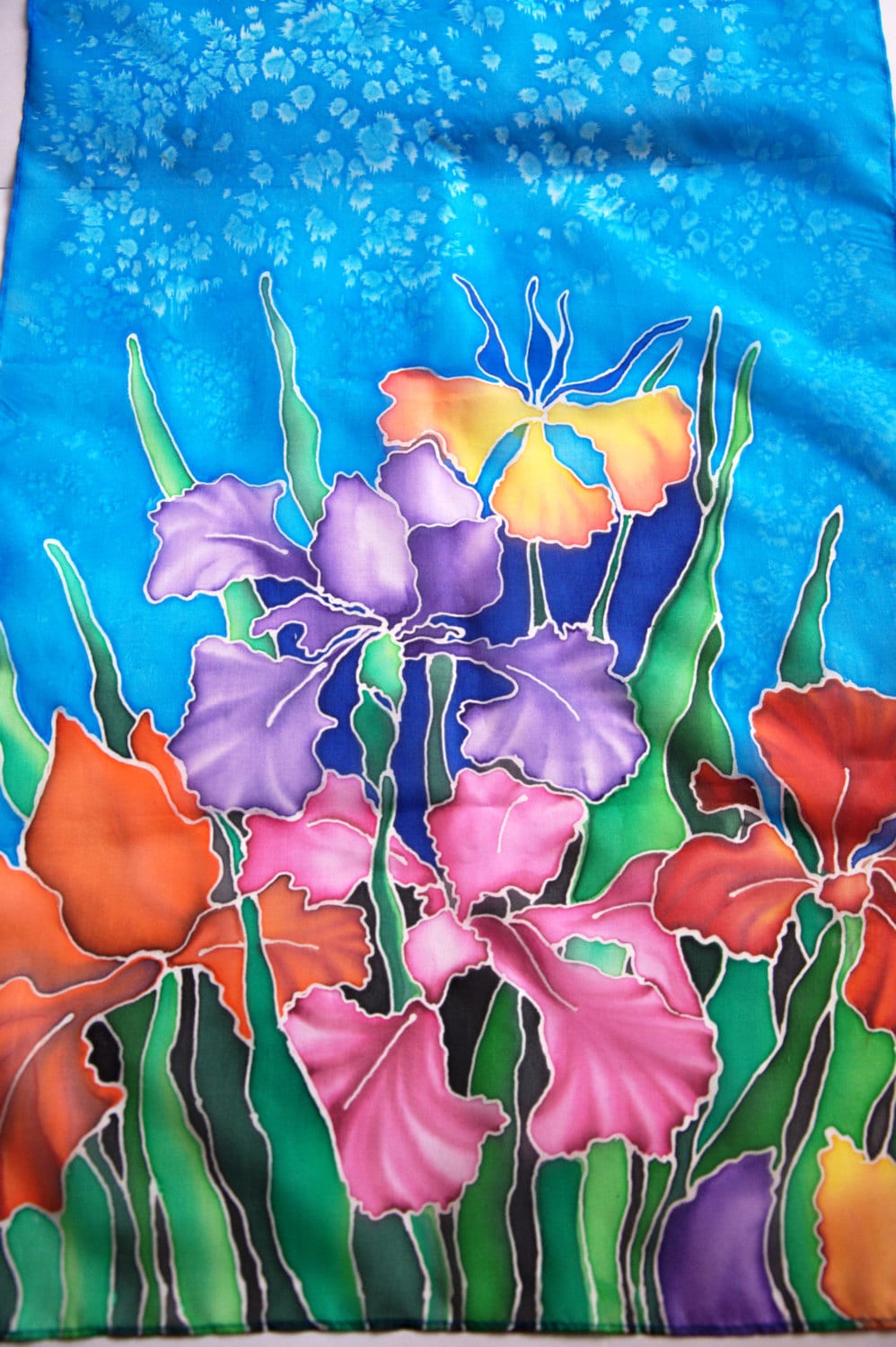 Seidenschal „ Iris " Seidenschal „ Iris " von SilkScarvesElena