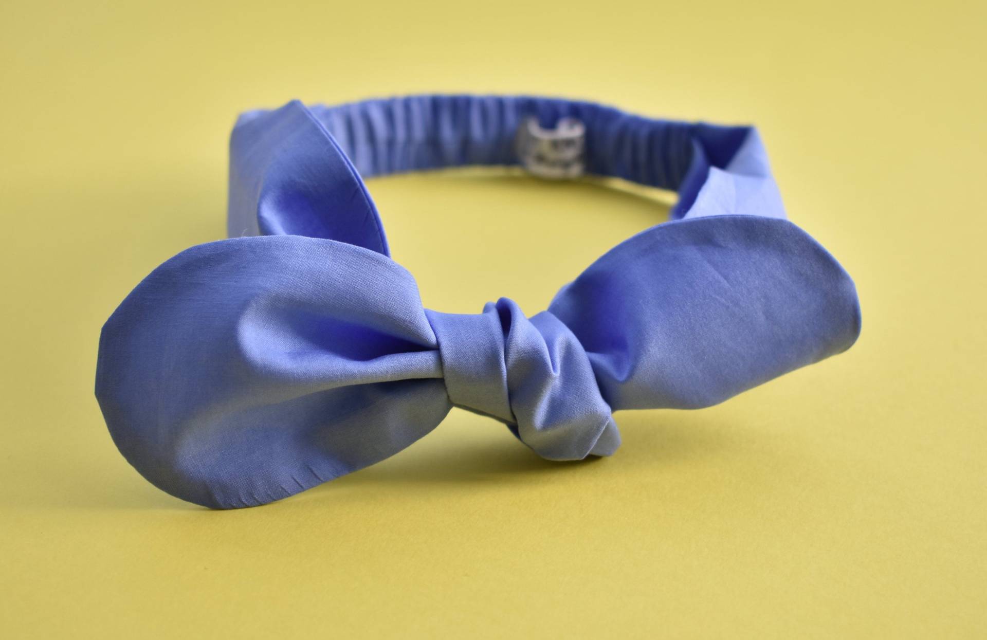 Liberty Print Fliege Haarband in Kornblumenblau, Retro Inspiriert von SilkandLawn