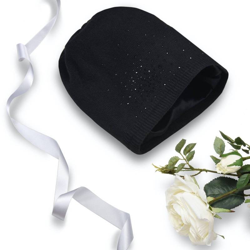 Silkee Pure Silk Gefütterte Kaschmirmischung Beanie Hat Silkee Pure Silk Gefütterte Kaschmirmischung Beanie Hat von SilkeeCo