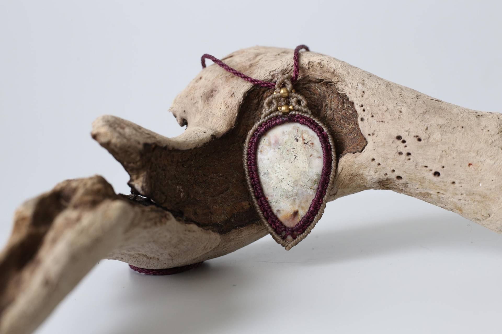 Crazy Lace Achat | Makramee Kette Handgemachte Edelstein Halskette Schmuck Geburtsstein Naturstein Collier Heilung Geschenk Crazy Lace Achat | Makramee Kette Handgemachte Edelstein Halskette Schmuck Geburtsstein Naturstein Collier Heilung Geschenk von SilkesMacrame