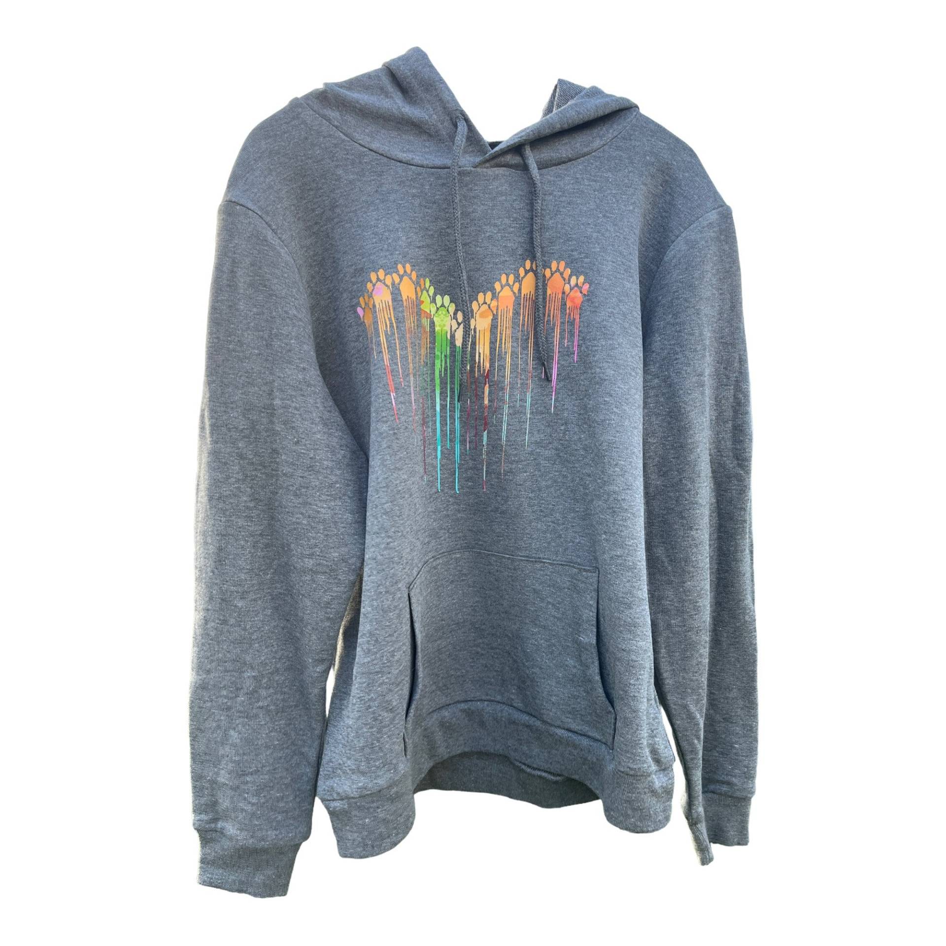 Hoodie Herzpfoten Pfoten Gr. M Hoodie Herzpfoten Pfoten Gr. M von SilkesVonSilke