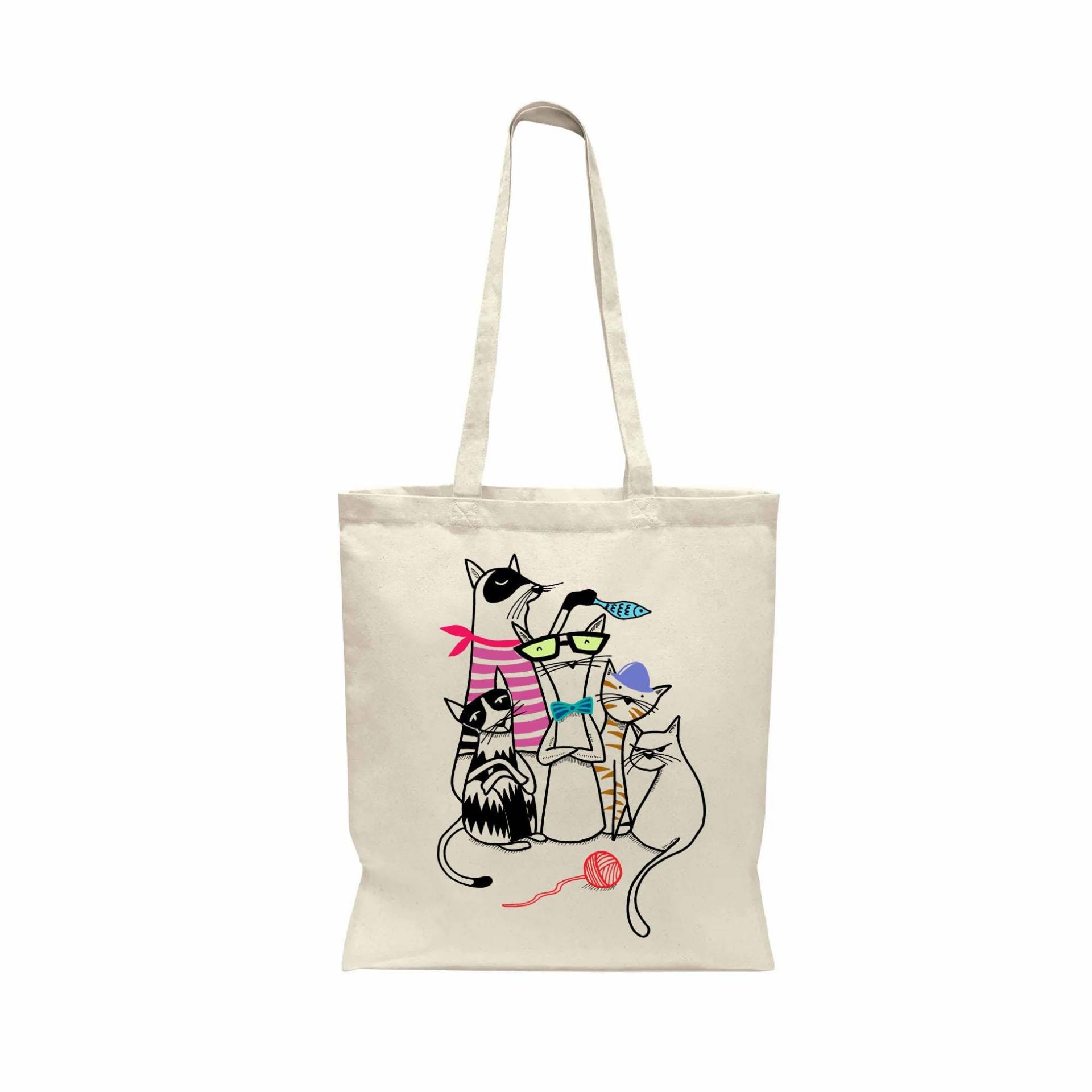 Katzenliebhaber-Handgemacht, Öko Tasche, Yoga Lunchbag, Canvas Tote Bag, Katzenliebhaber, Katze, Tierliebhaber, Niedlich, Kawaii, Umweltfreundlich Katzenliebhaber-Handgemacht, Öko Tasche, Yoga Lunchbag, Canvas Tote Bag, Katzenliebhaber, Katze, Tierliebhaber, Niedlich, Kawaii, Umweltfreundlich von Silkpulp