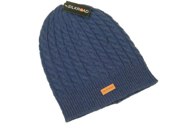 Silkroad - Diggers Garden SILKROAD Mütze - Strickmütze mit Zopfmuster Beanie aus 100% Lammwolle von Silkroad - Diggers Garden