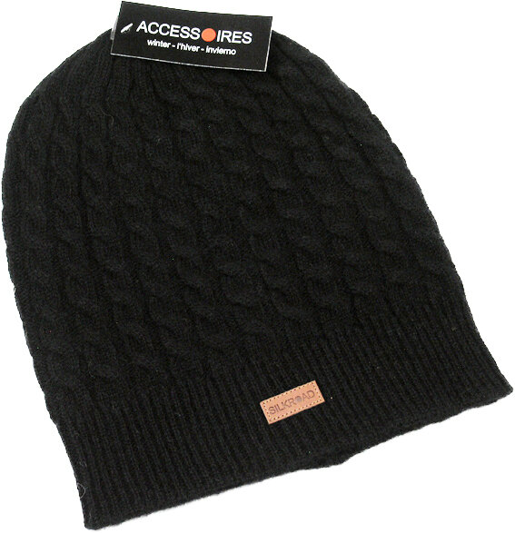 Silkroad - Diggers Garden SILKROAD Mütze - Strickmütze mit Zopfmuster Beanie aus 100% Lammwolle von Silkroad - Diggers Garden