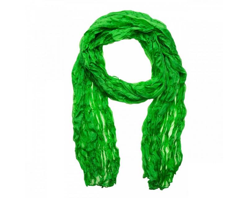 Silkroad Seidenschal Knitterschal Halstuch Schal Crashschal einfarbig von Silkroad