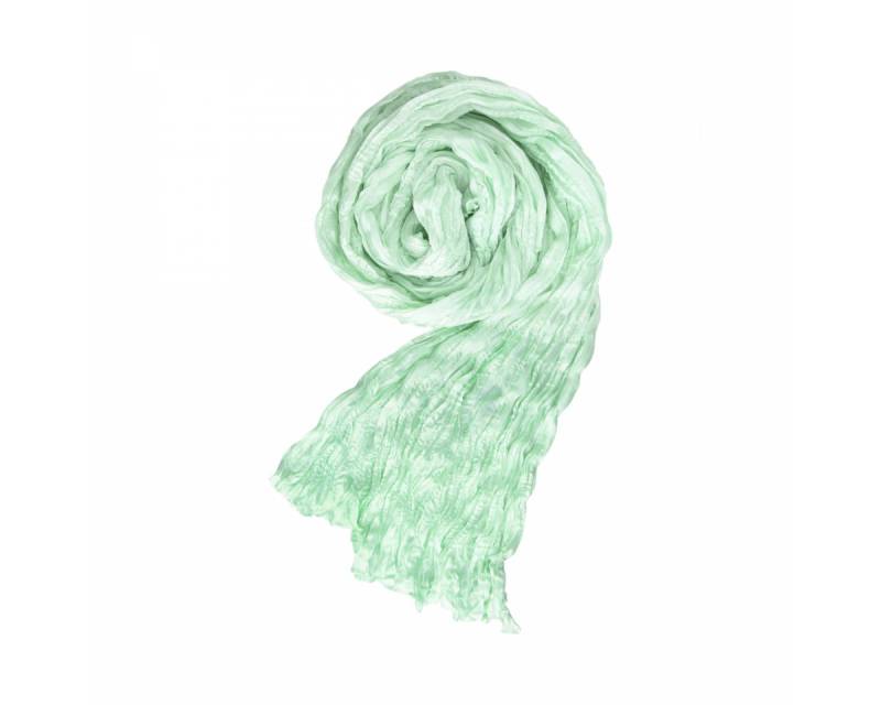 Silkroad Seidenschal Knitterschal Halstuch Schal Crashschal einfarbig von Silkroad