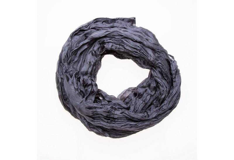 Silkroad Seidenschal Knitterschal Halstuch Schal XXL Grau von Silkroad