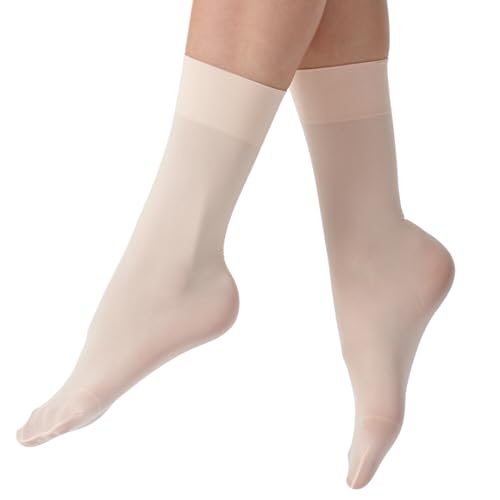 Silky 2 Pairs Essentials Ballet Socks Theatrical Pink 12.5-3.5 Shoe Size von Silky