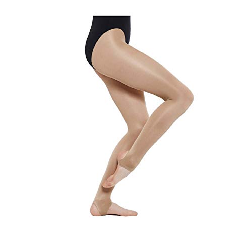 Silky Dance Schimmernde Strumpfhose mit Steg-Toast-XL von Silky