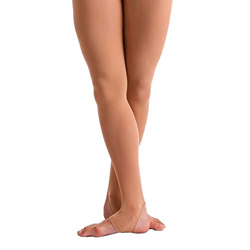 Silky Mädchen Matte Steigbügel Tanzstrumpfhosen - Hellbraun, Age 9-11 von Silky
