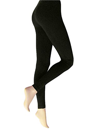 Silky Super Soft Leggings für jeden Tag, Schwarz Gr. Medium, Schwarz von Silky