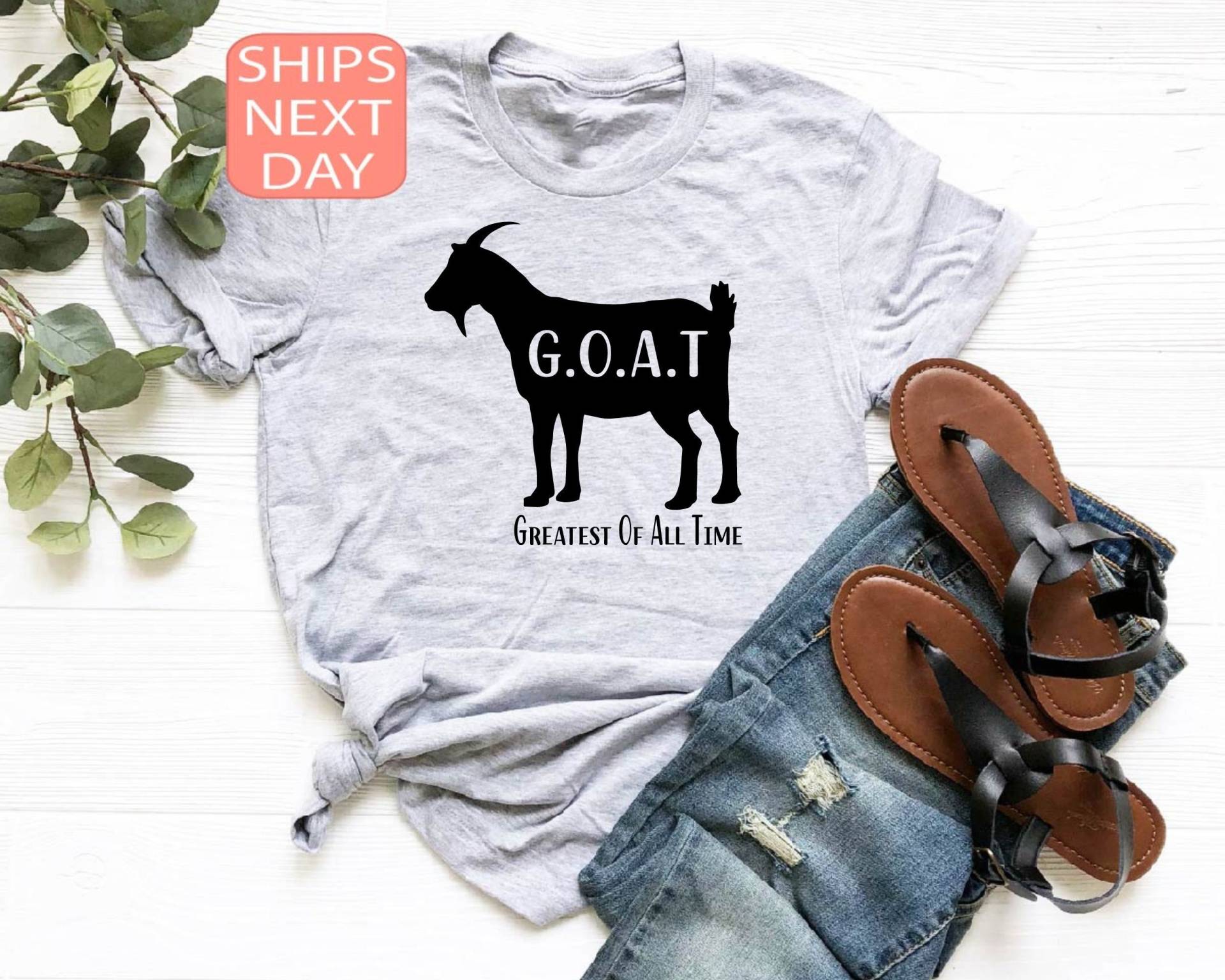 Ziege Shirt, Größtes Aller Zeiten T-Shirt, Lustiges Ziegen-T-Shirt, Geschenk Für Bauernhof-Ziege-Mädchen, Niedliches Tier-Shirt von SilkywayApparel